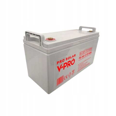 AKUMULATOR DEEP CYCLE VOLT POLSKA VPRO 140AH UPS INWERTER FALOWNIK SOLAR