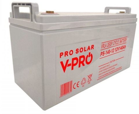 AKUMULATOR DEEP CYCLE VOLT POLSKA VPRO 140AH UPS INWERTER FALOWNIK SOLAR