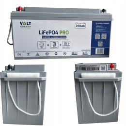 AKUMULATOR LiFePO4 BMS DO ŁODZI KAMPERA PANELI MATA GRZEWCZA 200Ah 12V 200A