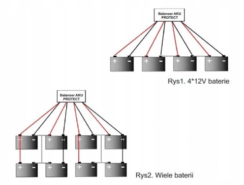 BALANSER STABILIZATOR NAPIĘCIA AKUMULATORÓW POŁĄCZONYCH SZEREGOWO 48V