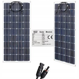 ELASTYCZNY PANEL SOLARNY 100W 18V 12V FOTOWOLTAICZNY VOLT POLSKA FLEX FLEXI