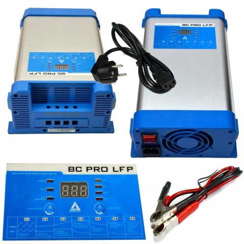 ŁADOWARKA SIECIOWA DO AKUMULATORÓW BC60PRO AZO 55A 230V/12V AGM GEL LiFePO4