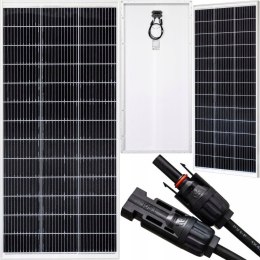 PANEL SOLARNY FOTOWOLTAICZNY MONOKRYSTALICZNY WTYK MC4 BATERIA 12V 220W