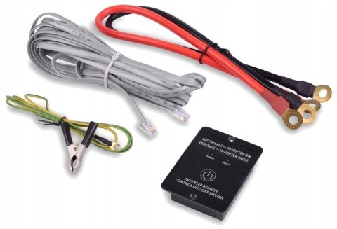 PRZETWORNICA NAPIĘCIA VOLT POLSKA SINUS 4000 DC AC 12V 230V Z PILOTEM LCD