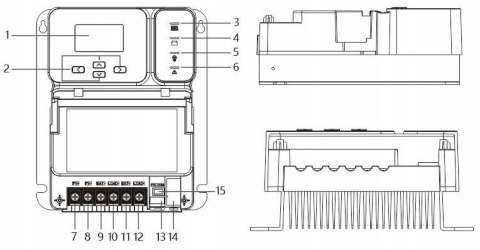 REGULATOR SOLARNY MPPT 30A 12/24V PRO LFP LIFEPO4 GEL AGM DO 150V Z PV